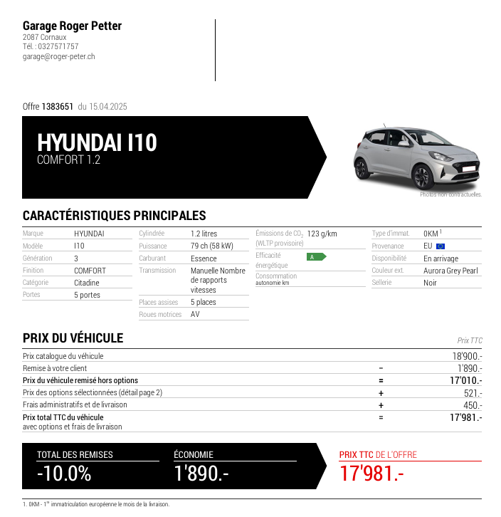 Hyundai I10 Comfort 1.2 - Image 2