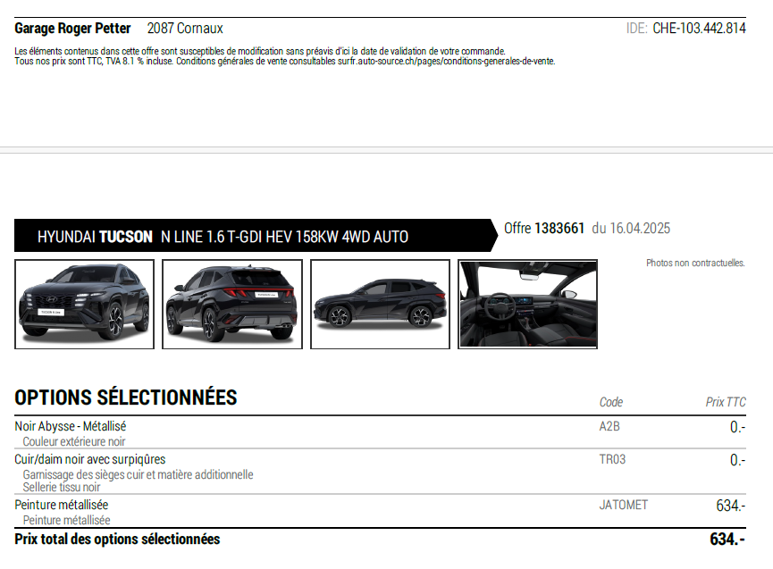 Hyundai Tucson N LINE 1.6 T-GDI HEV 158 KW 4 WD  - Image 2